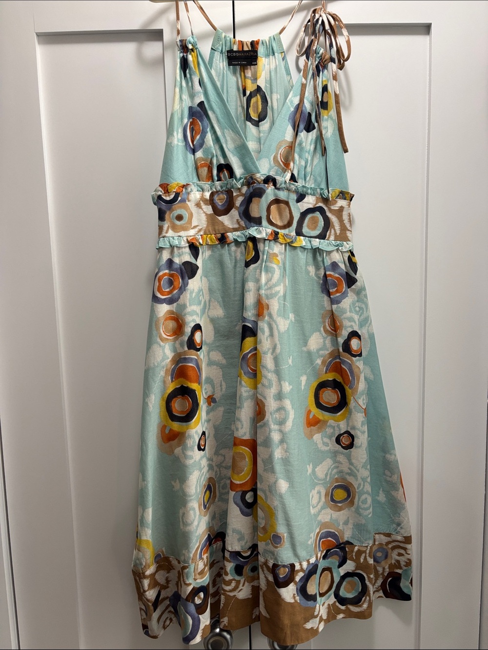 BCBGMaxAzria Summer Dress with Blue and other colors